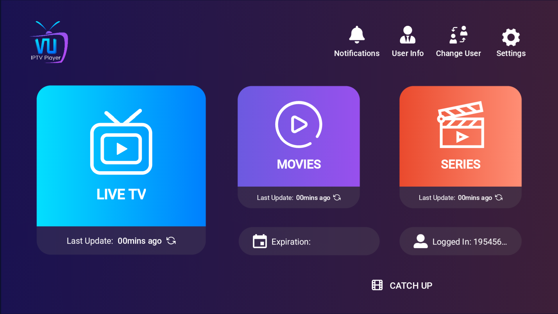 VU IPTV Player